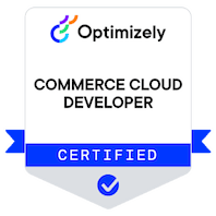 Optimizely Commerce Cloud Developer Badge